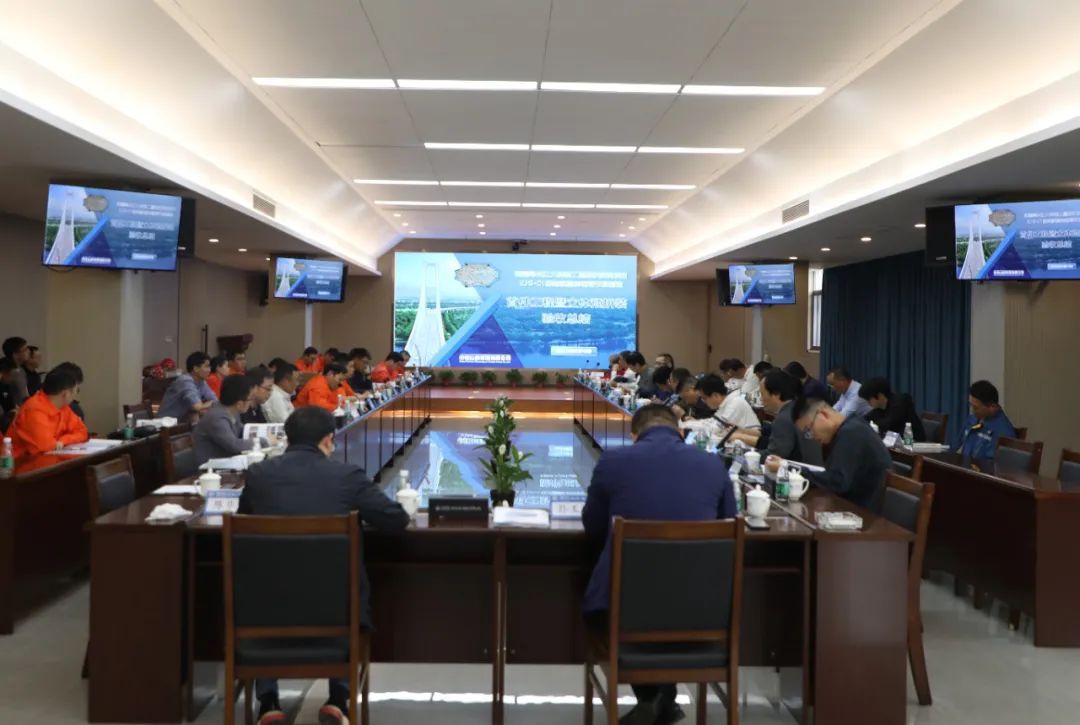 张靖皋长江大桥ZJG-C1标段南航道桥辅塔首制件暨首轮节段立体预拼装通过验收！(图1)