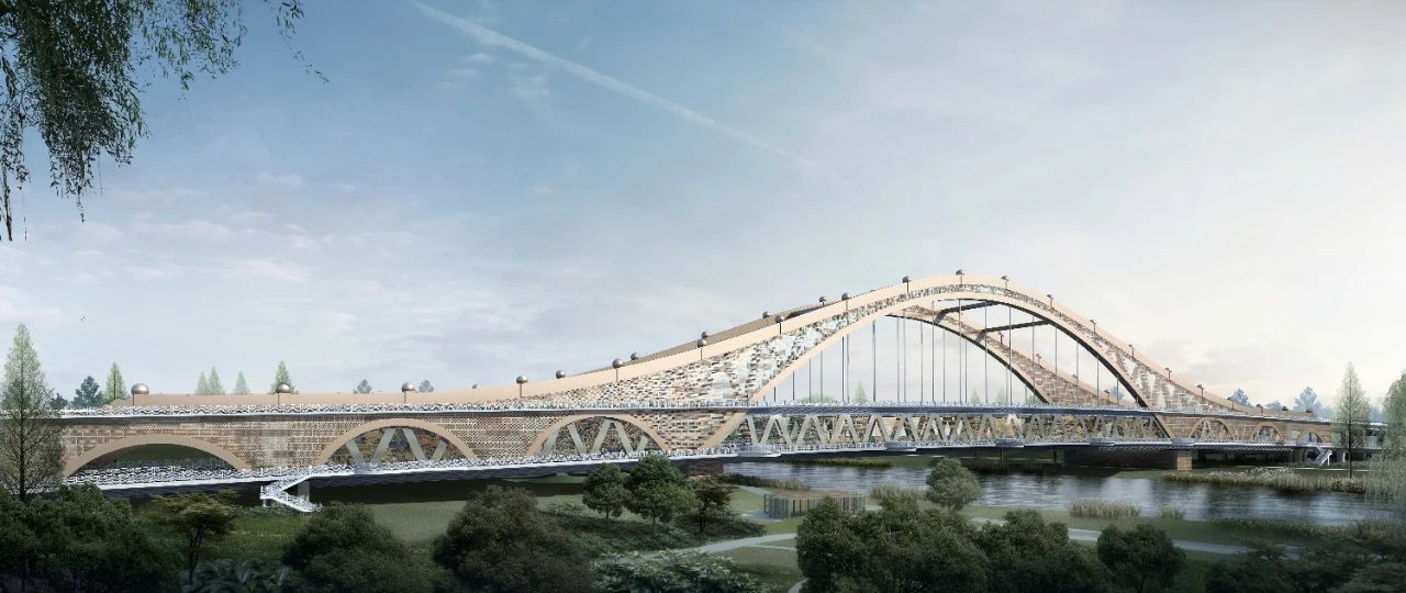 余杭区东西大道运河大桥改造工程双层钢桁架拱桥安装专项施工方案通过评审(图2)