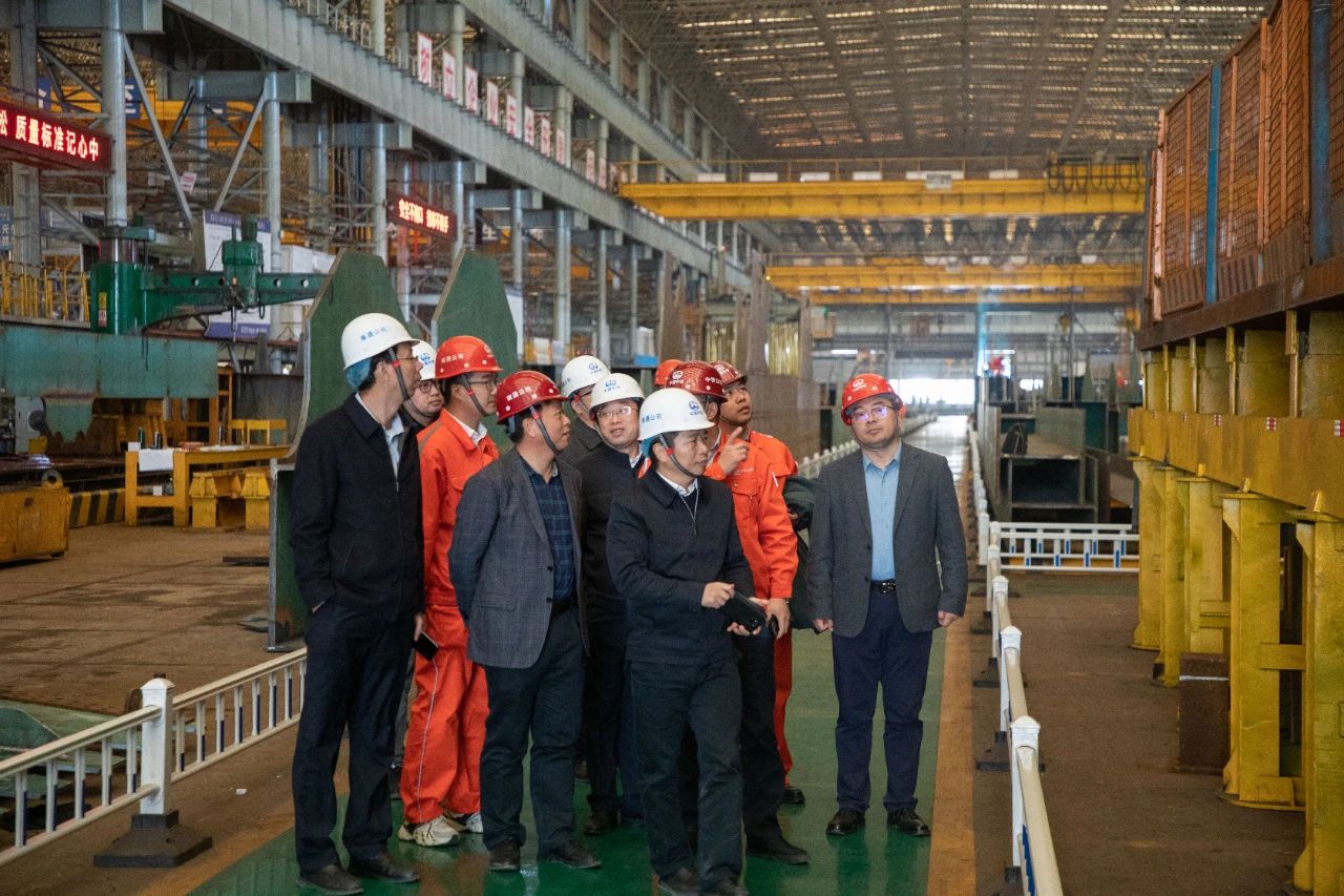 广东省交通厅副厅长黄成造一行莅临中铁山桥考察指导(图1)