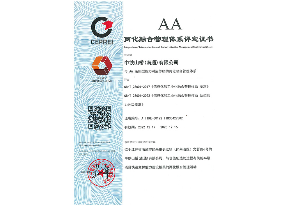 两化融合管理体系评定