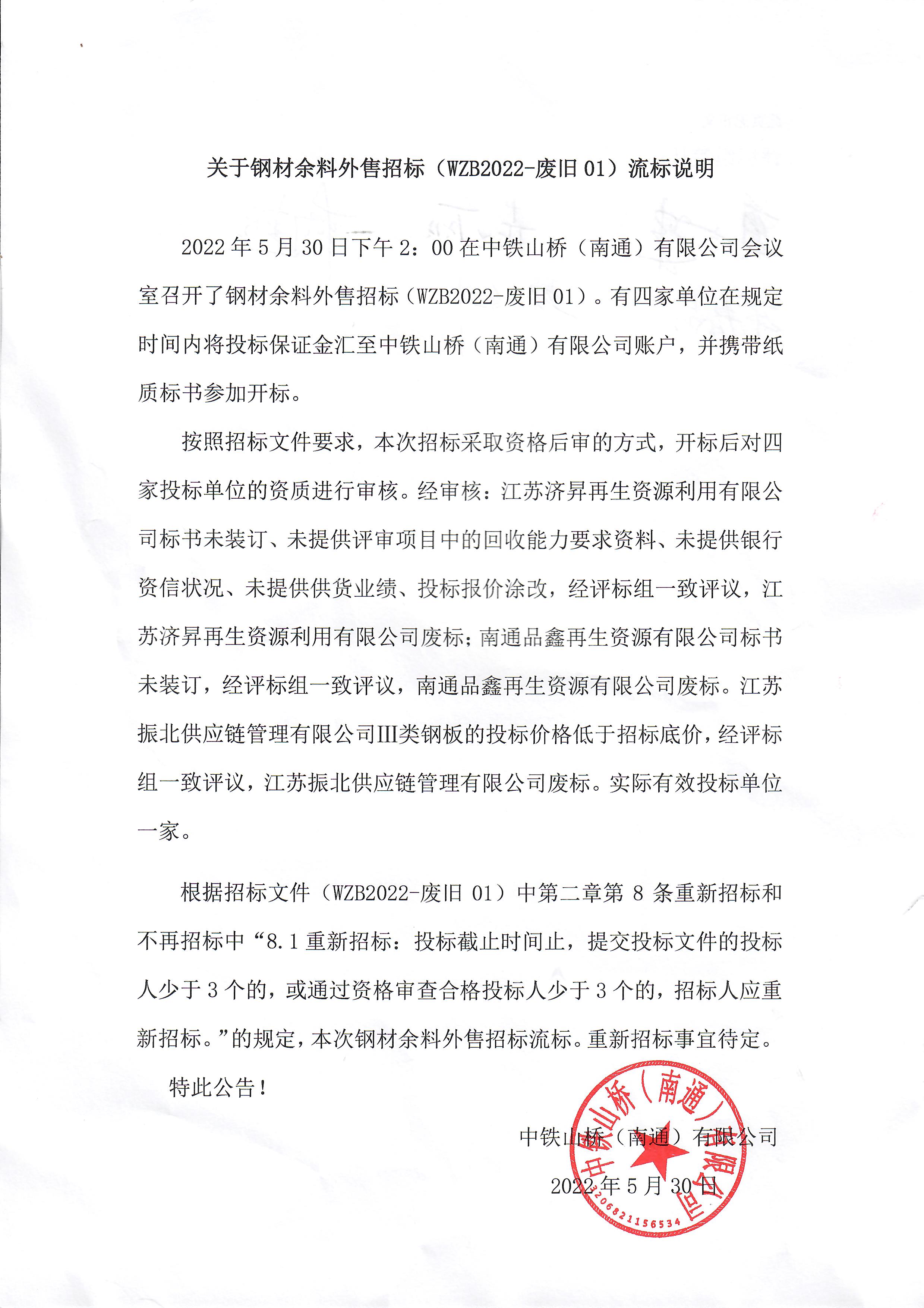 WZB2022-废旧01流标说明(图1)